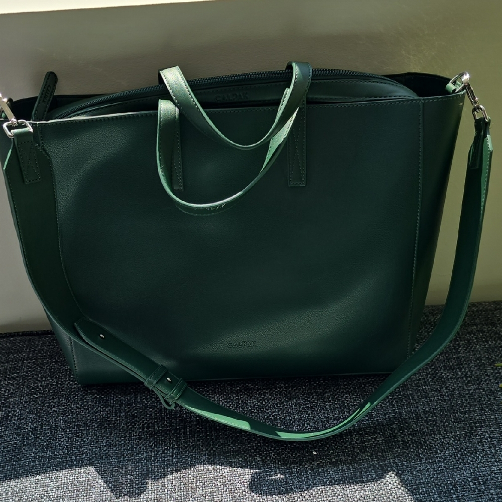 Calpak Forest Green Tote Bag